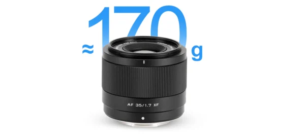Ống kính Viltrox AF 35mm F1.7 nổi bật với thiết kế nhỏ gọn và nhẹ nhàng