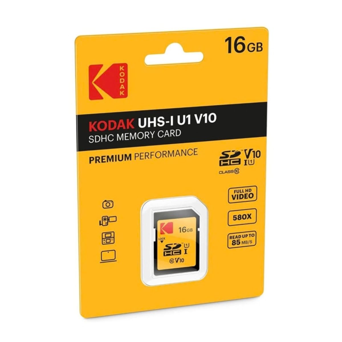 Thẻ nhớ SD Kodak 16GB Class 10 V30 - Ảnh 2