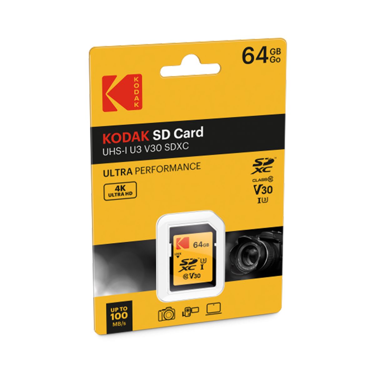 Thẻ nhớ SD Kodak 64GB Class 10 V30 - Ảnh 2