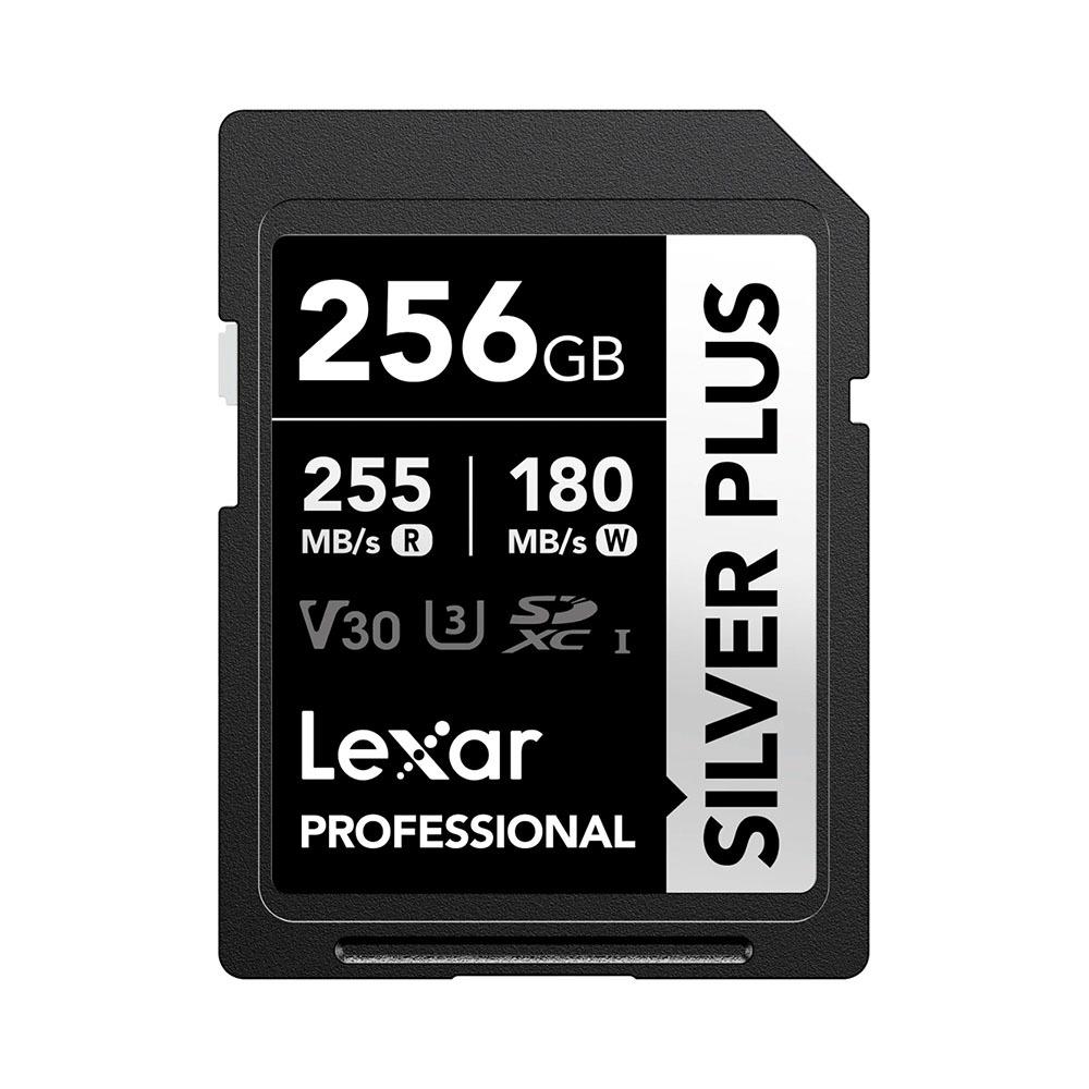 Thẻ nhớ Lexar Professional Silver Plus SDXC UHS-I V30 256GB 255MB/s 180MB/s